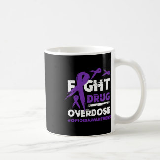Overdosering van geneesmiddelen Pruple Ribbon Opio Koffiemok