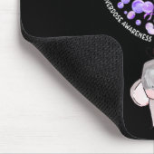 Overdosering van Paarse luchtballonnen opblazen Muismat (Hoek)