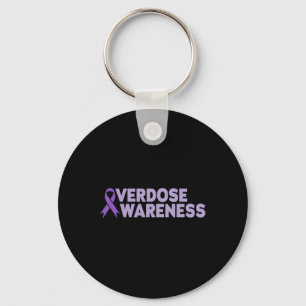 Overdosis Awareness Addiction Recovery Sleutelhanger