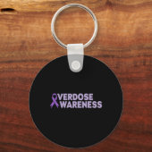 Overdosis Awareness Addiction Recovery Sleutelhanger (Voorkant)