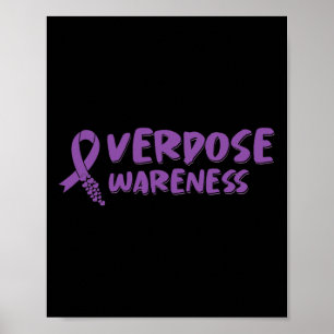 Overdosis Awareness Day August in Memory 1 Poster