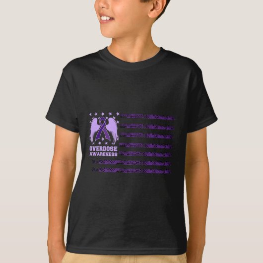 Overdosis Awareness Lint Vlag 1 T-shirt (Voorkant)