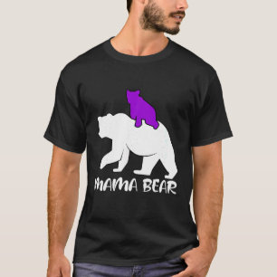 Overdosis Awareness Mama Beer Overdosis Paarse Rib T-shirt
