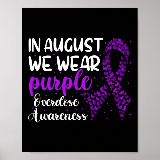 Overdosis Awareness Ribbon Poster (Voorkant)