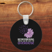 Overdosis Awareness Shirt ter nagedachtenis aan Br Sleutelhanger (Voorkant)