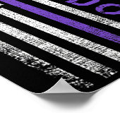 Overdosis Bewustmaking Dag Verenigde Staten Amerik Poster (Hoek)