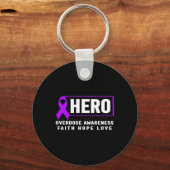 Overdosis Bewustzijn Hero Geloof Hoop Liefde Sleutelhanger (Voorkant)