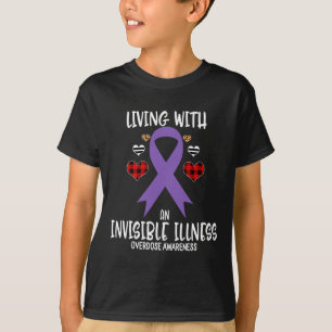 Overdosis Bewustzijn Leven Met Een Onzichtbare Zie T-shirt