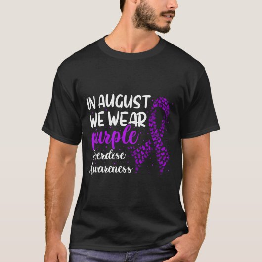 Overdosis bewustzijn lint shirt (Voorkant)