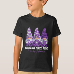 Overdosis Bewustzijn Maand Paarse Lint Kabouters S T-shirt