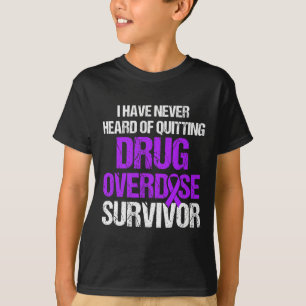 Overdosis Bewustzijn Overlevende strijder 21 T-shirt