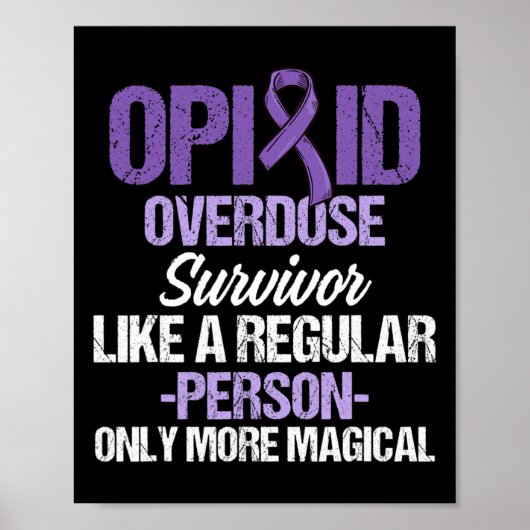 Overdosis Bewustzijn Overlevende strijder 23 Poster (Voorkant)