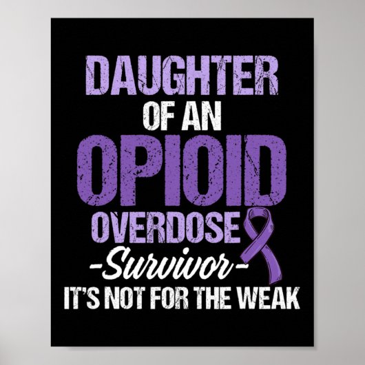 Overdosis Bewustzijn Overlevende strijder 24 Poster (Voorkant)