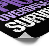 Overdosis Bewustzijn Overlevende strijder 41 Poster (Hoek)
