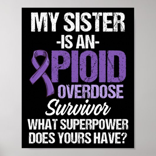 Overdosis Bewustzijn Overlevende strijder 67 Poster (Voorkant)