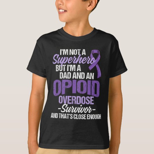 Overdosis Bewustzijn Overlevende strijder 68 T-shirt (Voorkant)