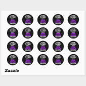 Overdosis Bewustzijn Overlevende strijder 9 Ronde Sticker (Vel)