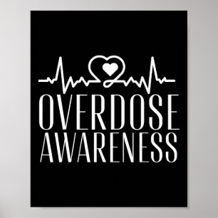 Overdosis bewustzijn Paars Poster