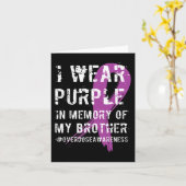 Overdosis bewustzijn paarse herinnering aan mijn b kaart (Gele Bloem)