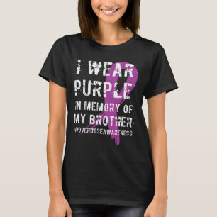 Overdosis Bewustzijn Paarse Herinnering Aan Mijn B T-shirt