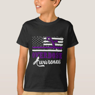 Overdosis Bewustzijn Paarse Lint Drugsverslaving 2 T-shirt