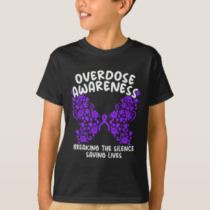 Overdosis bewustzijn Paarse Lint Drugsverslaving 2 T-shirt