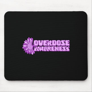 Overdosis bewustzijn Paarse Lint Drugsverslaving 3 Muismat