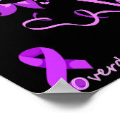 Overdosis Bewustzijn Vlinder Zonnebloem Lint Mont Poster (Hoek)