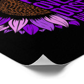 Overdosis Bewustzijn Zonnebloem In augustus Draag  Poster (Hoek)