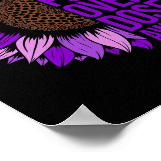 Overdosis Bewustzijn Zonnebloem In augustus Draag  Poster (Hoek)