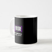 Overdosis bewustzijnsshirt - Krijger  Koffiemok (Voorkant links)