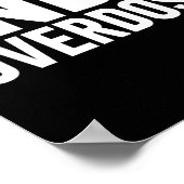 Overdosis bewustzijnsshirt - Stop overdosis bewust Poster (Hoek)