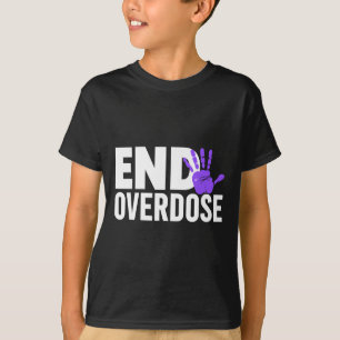 Overdosis bewustzijnsshirt - Stop overdosis bewust T-shirt