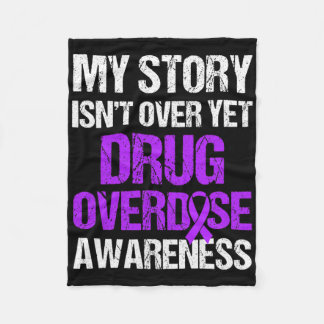 Overdosis drugs Awareness Warrior Survivor 46 Fleece Deken