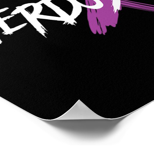 Overdosis Drugsverslaving Bewustzijn Paarse lint Poster (Hoek)