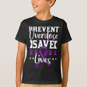 Overdosis voorkomen Levens redden Overdosis bewust T-shirt