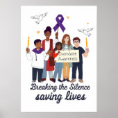 Overdosisbewustzijn - Doorbreek de Stilte  Poster (Voorkant)