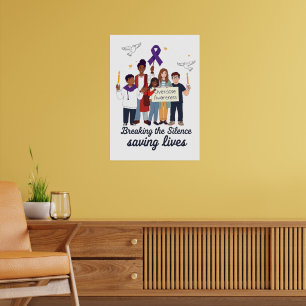 Overdosisbewustzijn - Doorbreek de Stilte Poster