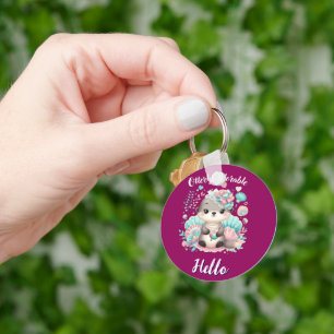Overdraaglijk Schattige Kawaii Otter  Sleutelhanger