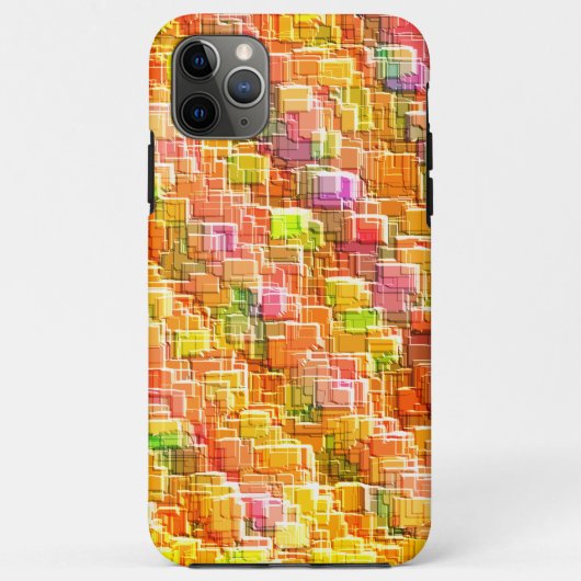 Overdreven puinhoop van in reliëf gemaakte vierkan Case-Mate iPhone case (Achterkant)