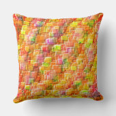 Overdreven puinhoop van reliëfbekledingen kussen (Achterkant)