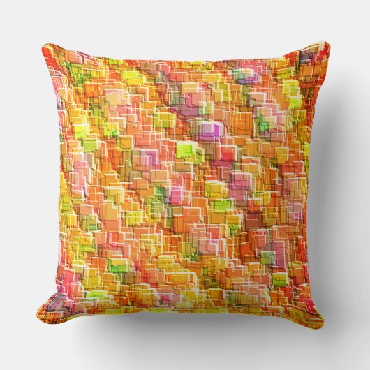 Overdreven puinhoop van reliëfbekledingen kussen (Voorkant)