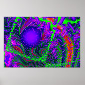 Overdrive 3D Optical Fractal Poster (Voorkant)