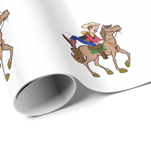 Overeager Cowboy Cadeaupapier (Rol Hoek)