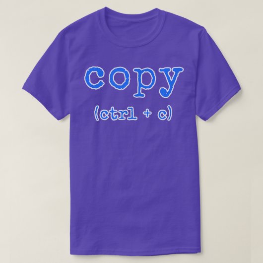 Overeenkomend en Deeg CTRL + het T-shirt van het V (Design voorkant)