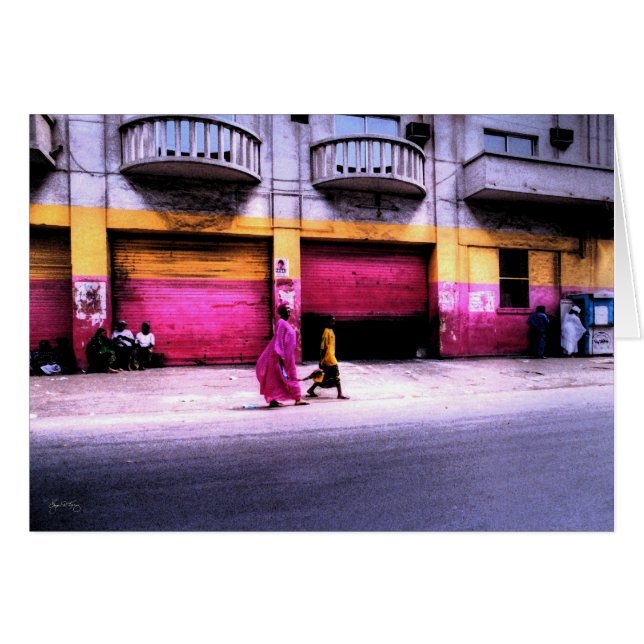 Overeenkomend met de gebouwen, Dakar, Senegal (Voorkant Horizontaal)