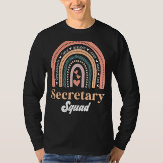 Overeenkomend met secretaris Squad of team Terug n T-shirt