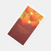 Overeenkomend Thanksgiving Oranje Leaf Name Year P Servet (Hoek)