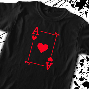 Overeenkomende Aas Harten Geschikte Speelkaarten M T-shirt