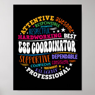 Overeenkomende eerste schooldag ESE-coördinator, b Poster